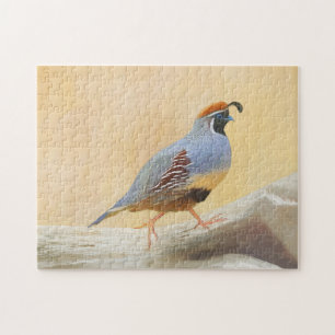 Puzzle Pintura de codorniz de gambrel original arte de av