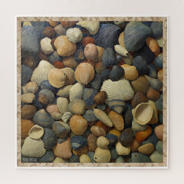 PUZZLE PINTURA DE CONCHA DE MAR  (Vertical)