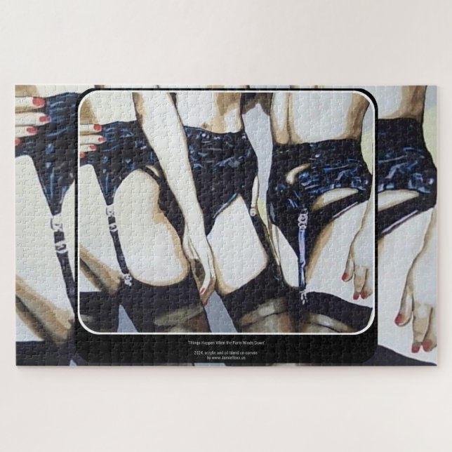 Puzzle Pintura de 'Cosas Suceden' en un (Horizontal)