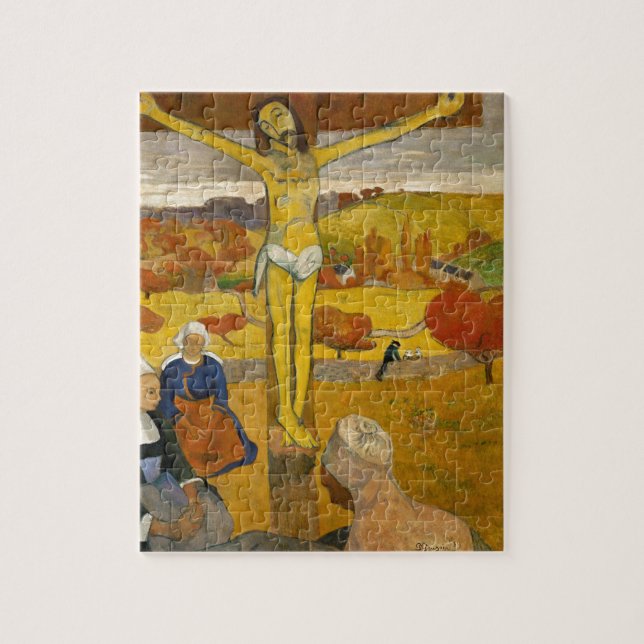 Puzzle Pintura de Cristo amarillo Paul Gauguin (Vertical)