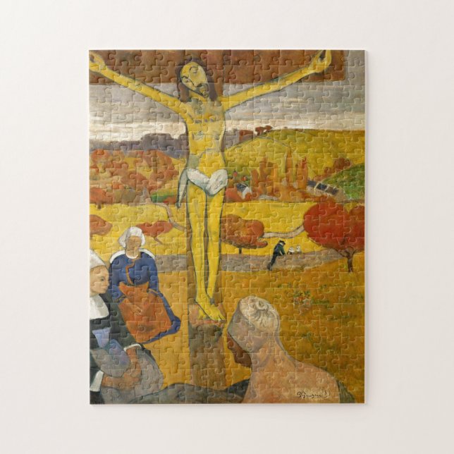 Puzzle Pintura de Cristo amarillo Paul Gauguin (Vertical)