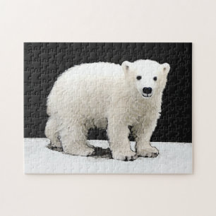Puzzle Pintura de Cubo de Oso Polar - Arte de Vida Silves