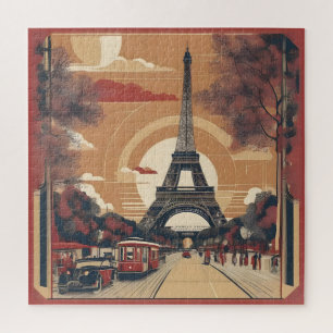Puzzle Pintura de época de París