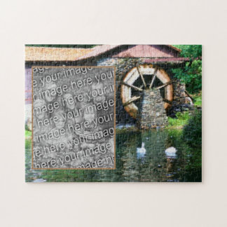 Puzzle Pintura de estanque para el pato de la rueda de ag
