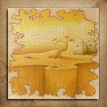 Pintura de estilo aventurero "The Edge of the Worl
