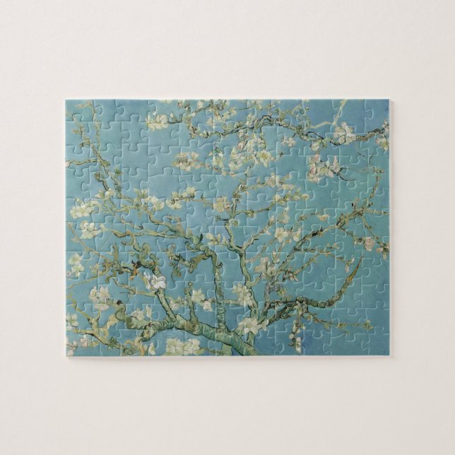 Puzzle Pintura de flores de almendra de Van Gogh (Horizontal)