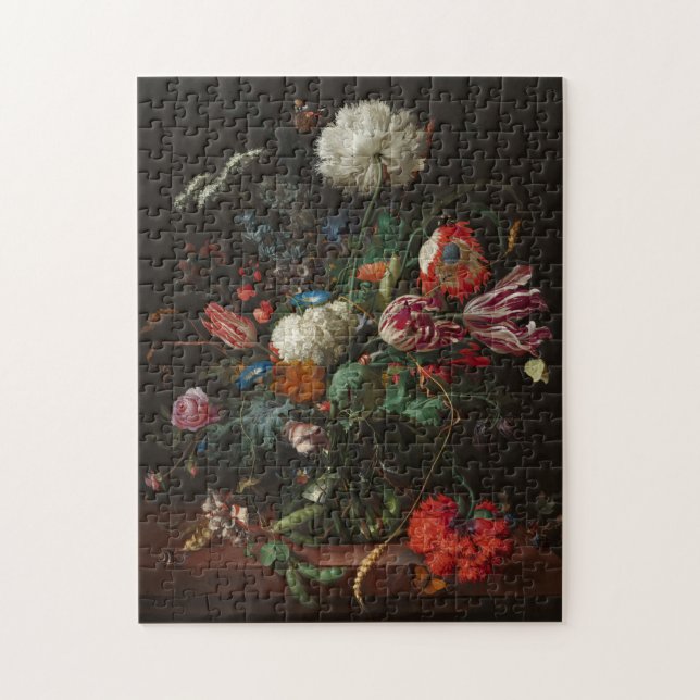 Puzzle Pintura de flores Heem Vase (Vertical)