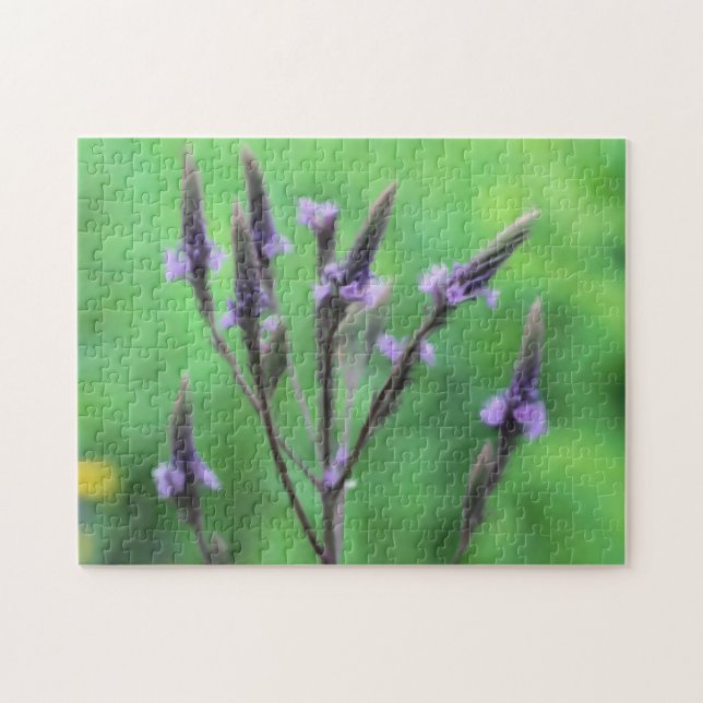 Puzzle Pintura de foto de Purple Vervain Wildflower (Horizontal)