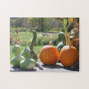 Puzzle Pintura de fotos de calabazas gigantes de Gourds