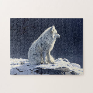 Puzzle Pintura de Fox del Ártico