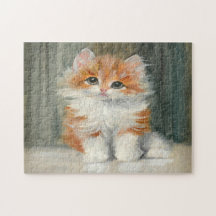 Pintura de Gatito Gatito Vintage Meta Plückebaum