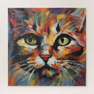 Puzzle Pintura de gato