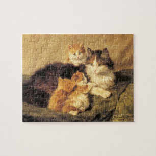 Puzzle Pintura de gatos de Henriëtte Ronner Knip