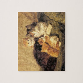 Puzzle Pintura de gatos de Henriëtte Ronner Knip