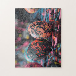 Puzzle Pintura de goteo Huevos de Pascua