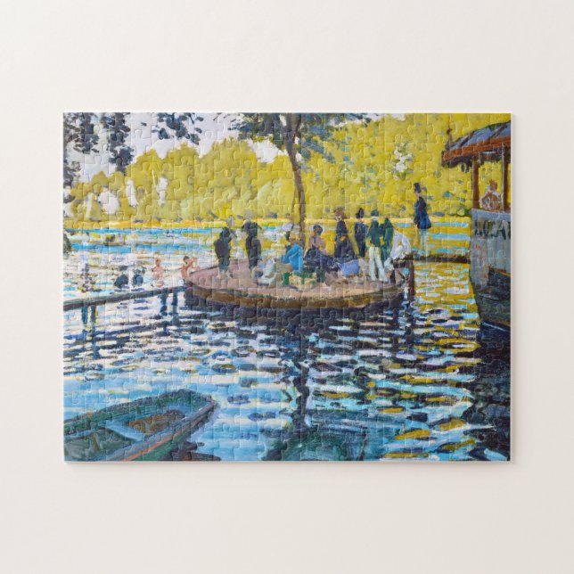Puzzle Pintura de la bella arte de Grenouillere Claude (Horizontal)
