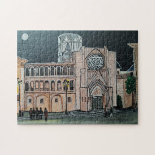 Puzzle Pintura de la Catedral de Santa María por Alfred F