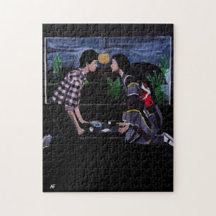Puzzle Pintura de la Ceremonia del Té Japonesa por Alfred