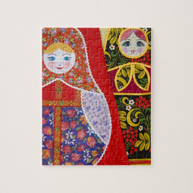 Puzzle Pintura de la muñeca rusa Matryoshka (Vertical)