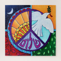 Pintura de la paz de la paloma Shalom