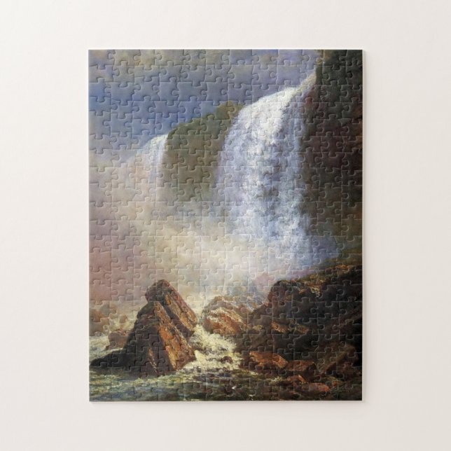 Puzzle Pintura de las cataratas del Niágara (Vertical)