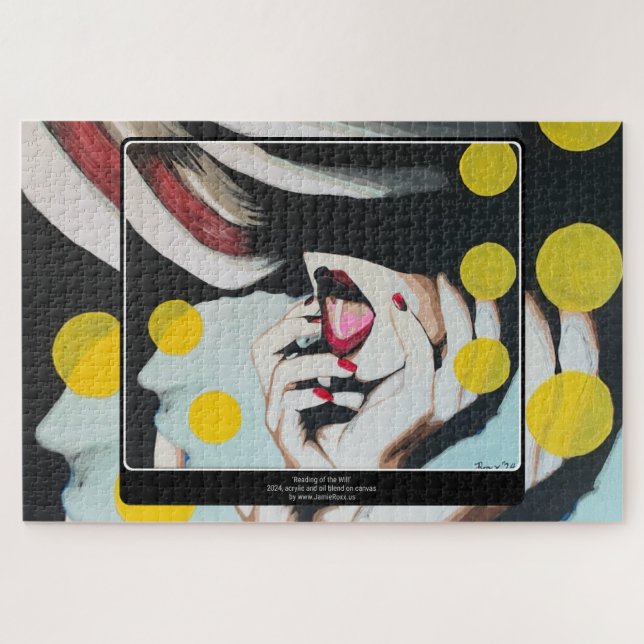 Puzzle Pintura de ‘lectura de la voluntad’ sobre un (Horizontal)