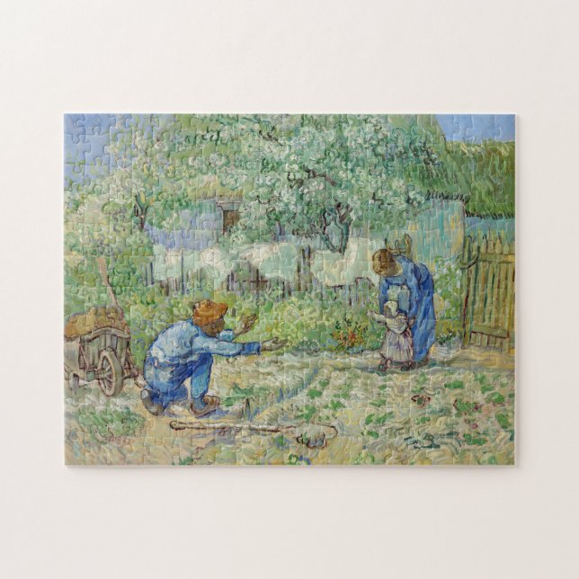 Puzzle Pintura de los primeros pasos de Van Gogh (Horizontal)