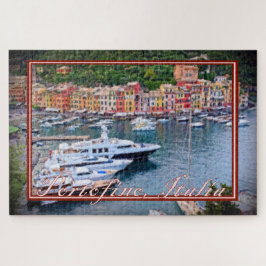Puzzle Pintura de los Yates de Portofino Italia - 20x30