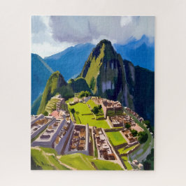 Puzzle Pintura de Machu Picchu Perú