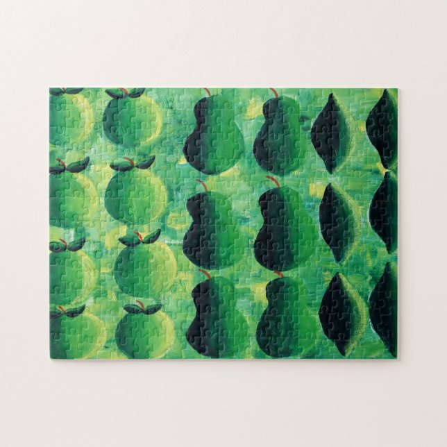 Puzzle Pintura de Manzanas Peras y Limas (Horizontal)