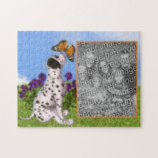 Puzzle Pintura de Mariposa de Cachorro dálmata agrega tu 