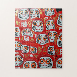 Puzzle Pintura de muñecas Daruma por Alfred Fox