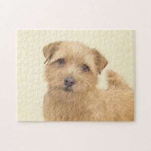 Puzzle Pintura de Norfolk Terrier - Arte Perro Original