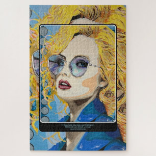 Puzzle Pintura de 'Ocean Eyes' sobre un