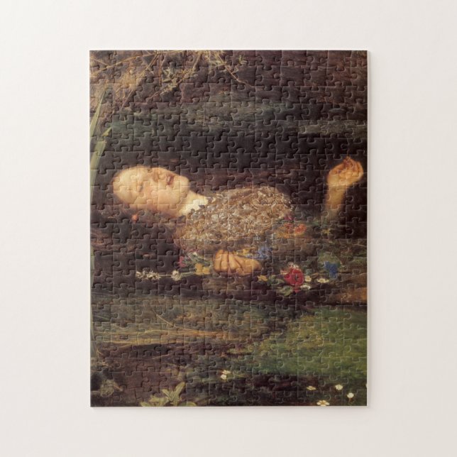 Puzzle Pintura de Ophelia de arte fino (Vertical)