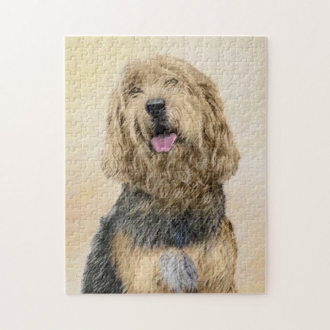 Puzzle Pintura de otros lugares - Arte de perros original (Vertical)