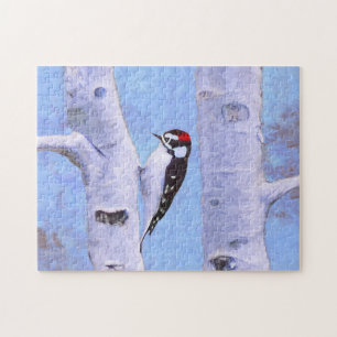 Puzzle Pintura de pájaro lechoso - Arte original de pájar