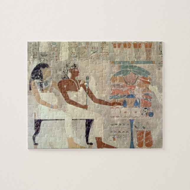 Puzzle Pintura de pared de la tumba de Rekhmire, Thebes, (Horizontal)