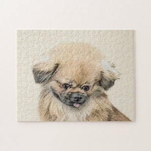 Puzzle Pintura de Pekín - Arte de perro original muy lind