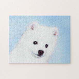Puzzle Pintura de perro esquimal estadounidense - Arte de