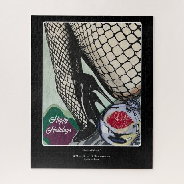 Puzzle Pintura de 'pescadores festivos' (Vertical)