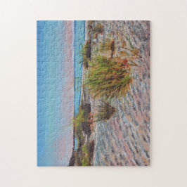 Puzzle Pintura de playa rosada de arena de Florida