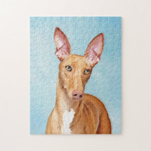 Puzzle Pintura de Podenco Faraónico - Arte Original de Pe