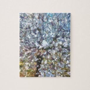 Puzzle Pintura de Pointillism de primavera