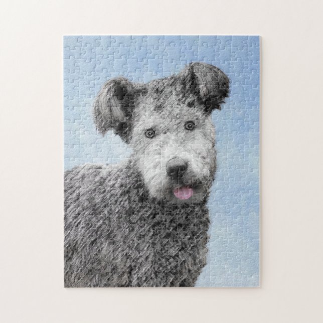 Puzzle Pintura de Pumi - Arte de Perro Original. (Vertical)