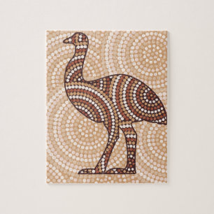 Puzzle Pintura de punto emu aborigen
