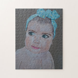 Puzzle Pintura de retrato de bebé de Alfred Fox