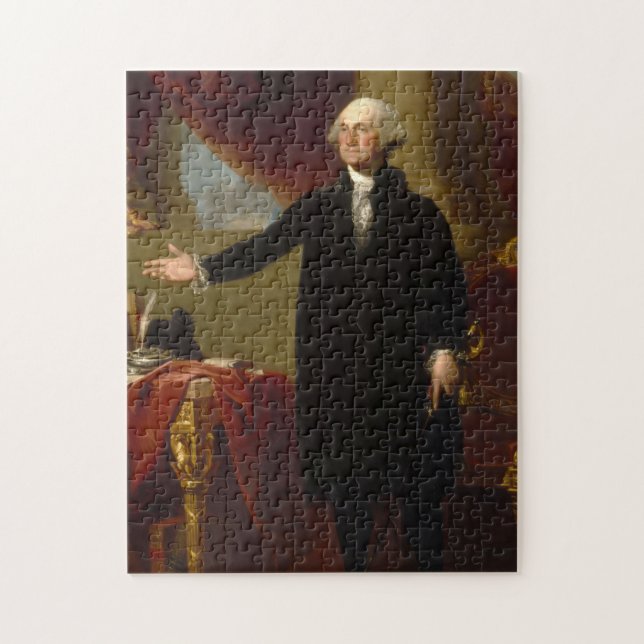 Puzzle Pintura de retrato de George Washington 2 (Vertical)