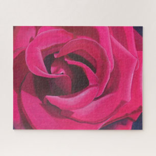 Puzzle Pintura de Rosa Rosa