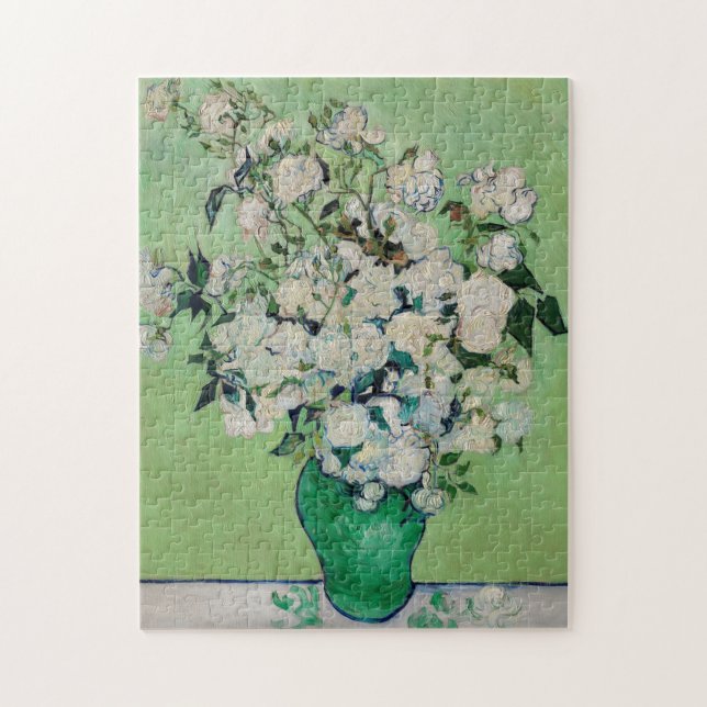 Puzzle Pintura de Rosas Vincent van Gogh (Vertical)